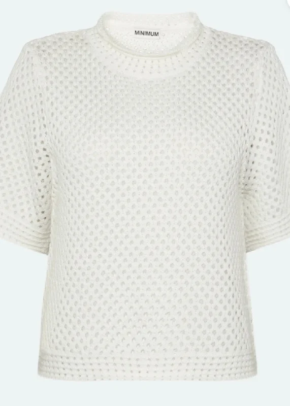 Lily SS Sweater Lace Blend Ribbed Blend Corduroy Blend
