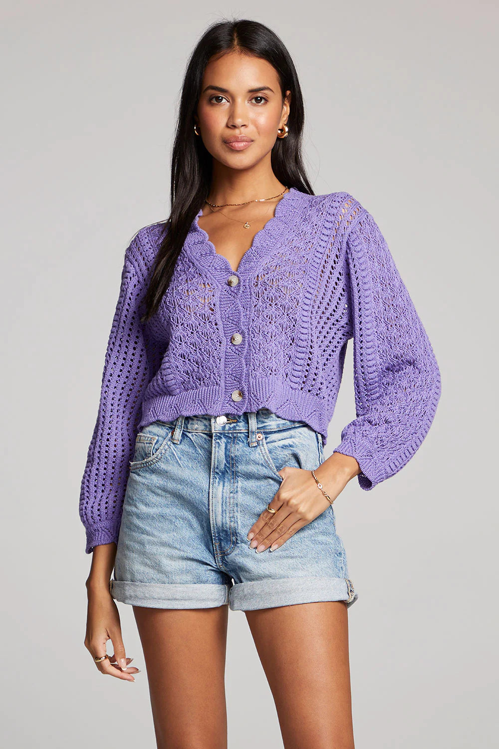 Tina Sweater Herringbone Houndstooth Plaid