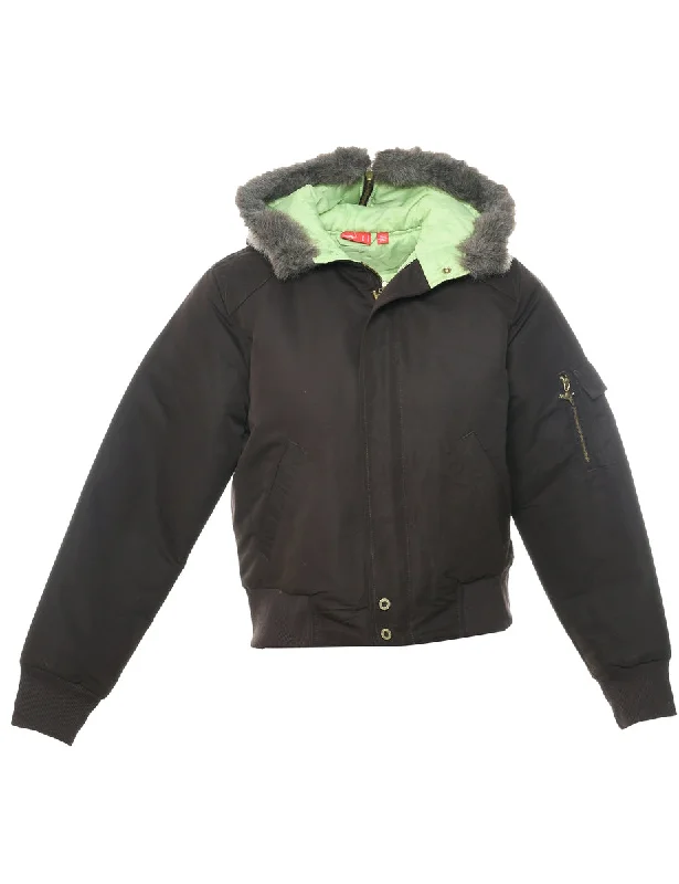 Puma Hooded Ski Jacket - S Mesh Jacket Canvas Jacket Denim Jacket