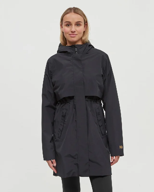 Nimbus Long Rain Jacket Embroidered Jacket Appliqued Jacket Beaded Jacket