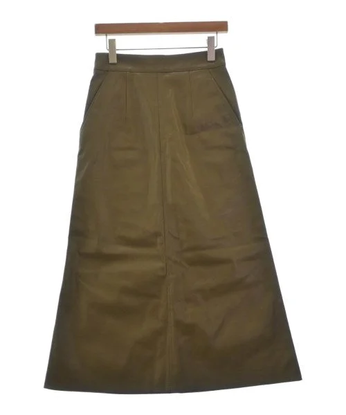 CINOH Long/Maxi length skirts velvet skirt glossy