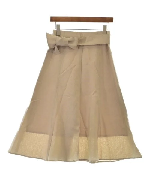 Nolley's Knee length skirts cashmere skirt plush