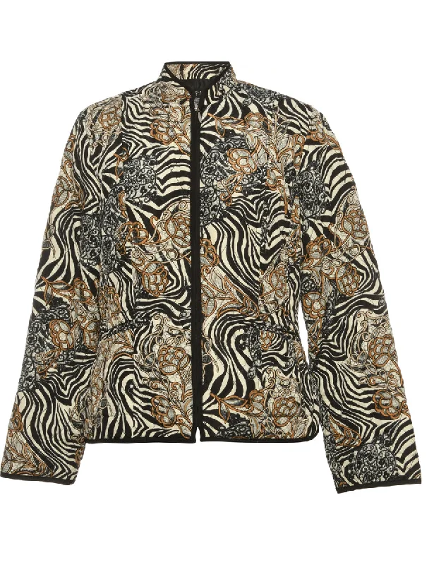 Printed Jacket - L Jacket Blazer Coat