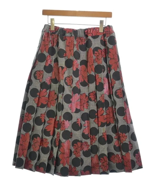 TAO Knee length skirts linen skirt breathable