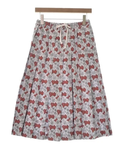TAO Knee length skirts silk skirt lustrous