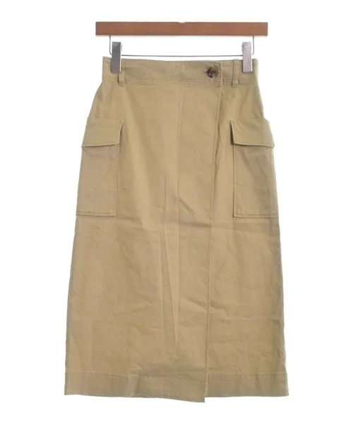 MACPHEE Knee length skirts cashmere skirt plush