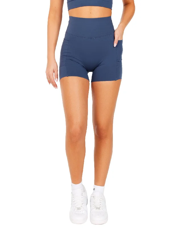 Aura Bonded Ascend Shorts - Soft Navy