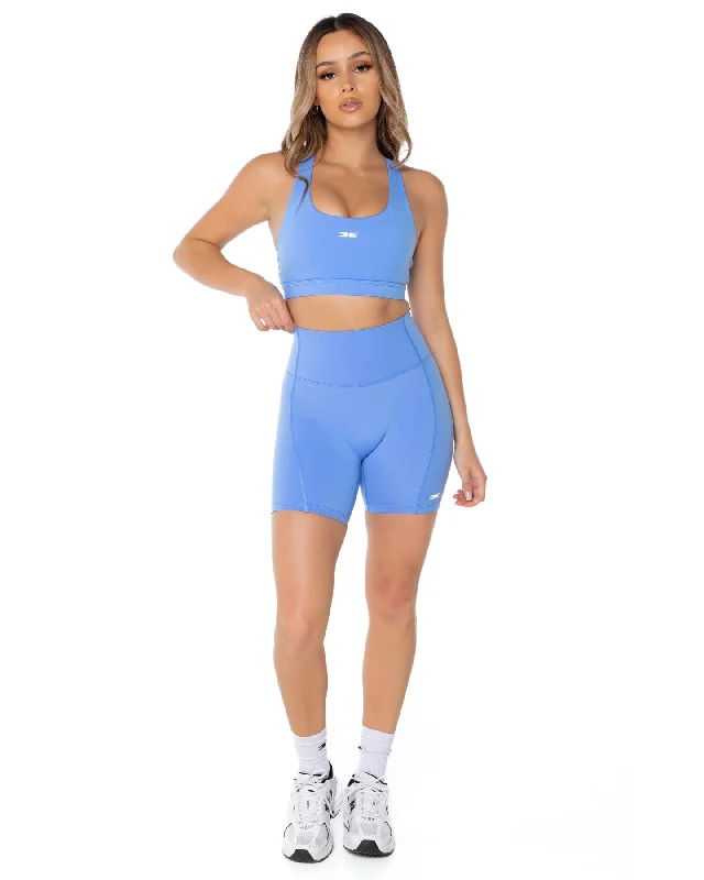 Aura Scrunch Shorts - Powder Blue