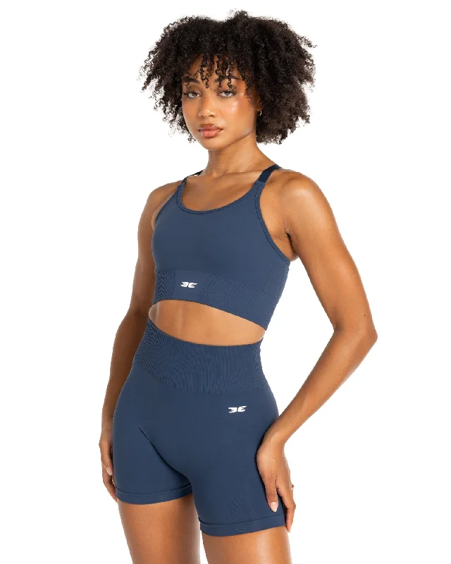 Elite Seamless V2 Shorts - Navy