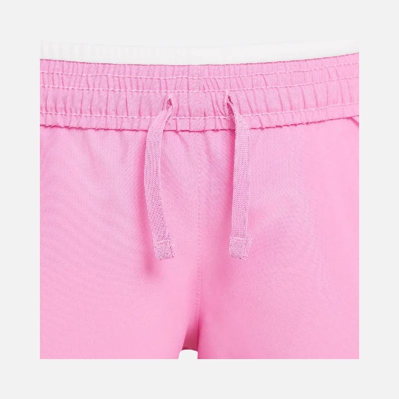 Nike Tempo Girls Dri-Fit Running Shorts -Playful Pink/White/White/White