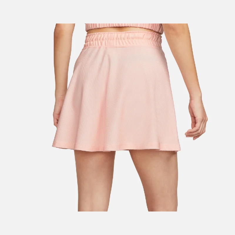 Nike Women Air Pique Skirt -Pink/White