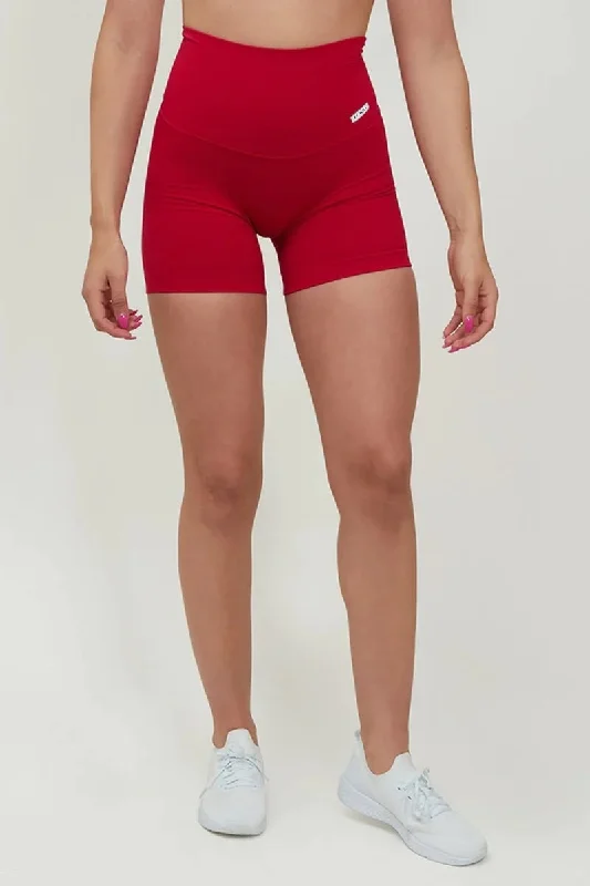 Shorts CALIPSO Rosso Lampone Costine