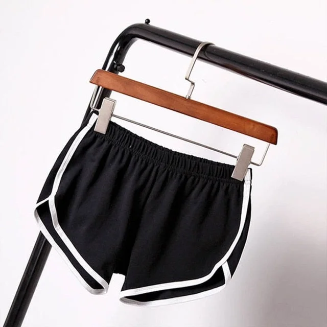 Women Shorts Summer Women's Sports Shorts Gym Workout Waistband Skinny Yoga Short Gym Fitness Running Shorts