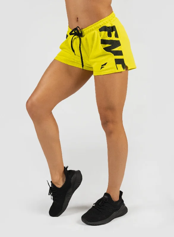 WOMEN'S TEK TRAINING SHORTS - NEON