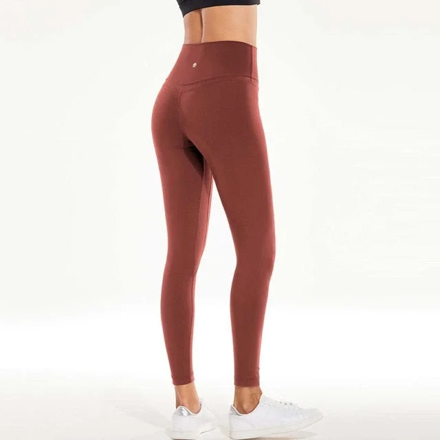 CRZ YOGA Women's High Waist Lightweight Workout leggings With Pocket