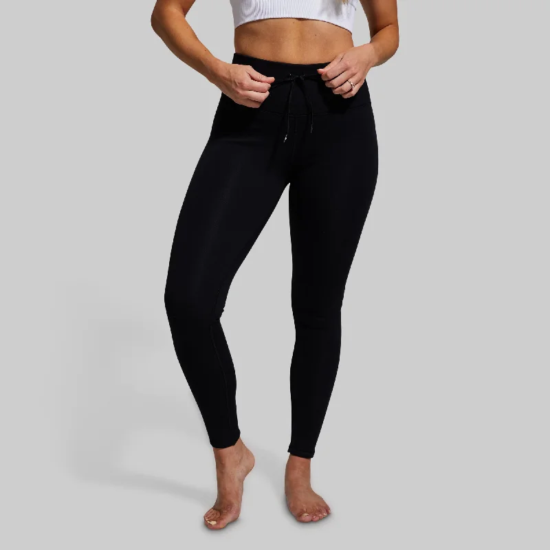 Fleece Lined Legging (Black)