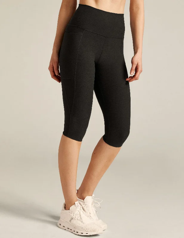 Spacedye High Waisted Pocket Pedal Pusher Legging