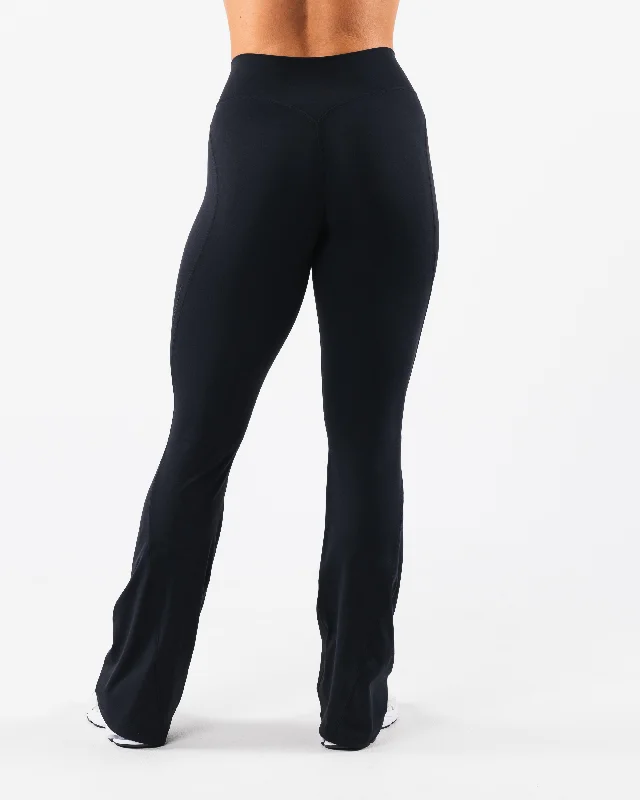 Aura Flared Pant Tall -  Black