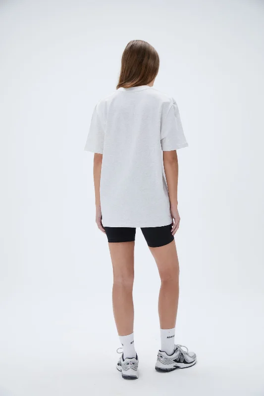 Adanola Sport Short Sleeve Oversized T-shirt - Grey Melange