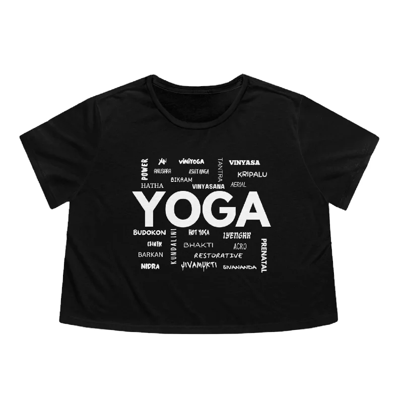 All Yoga Styles Cropped Tee