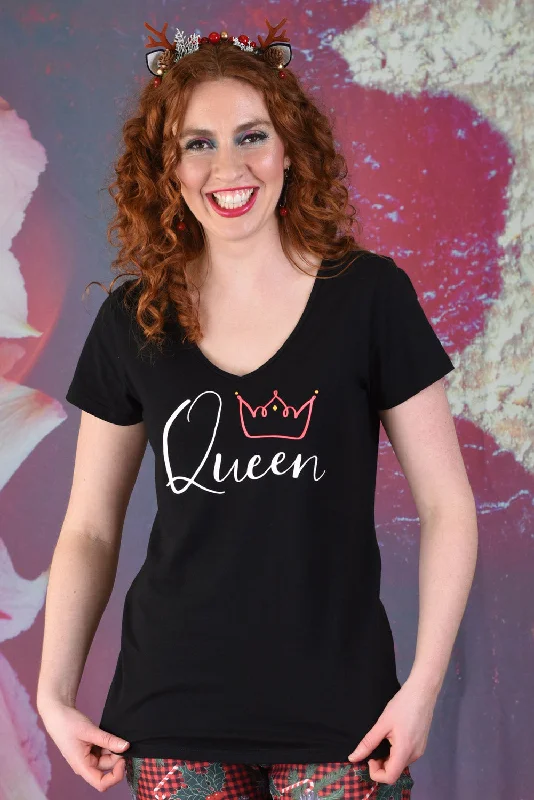 Basic Tee Short Sleeve New Queen - Black - SALE