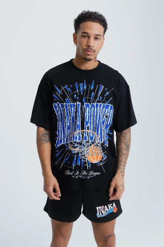 SHATTERED BACKBOARD TEE - BLACK