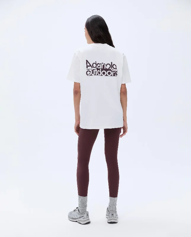 Trail Short Sleeve Oversized T-shirt - White