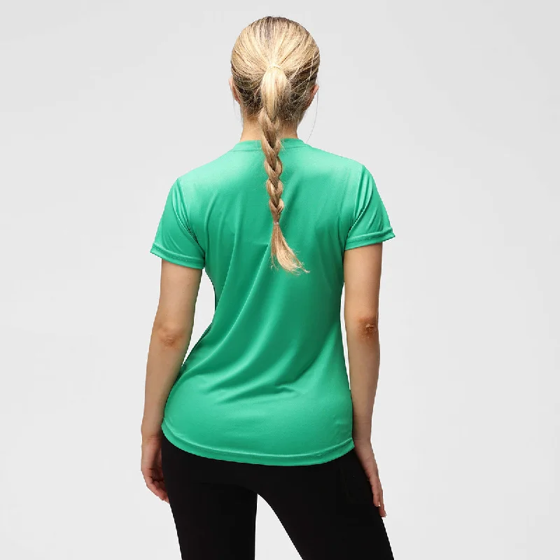 Kelly Green Diamond Ladies Technical T-Shirt