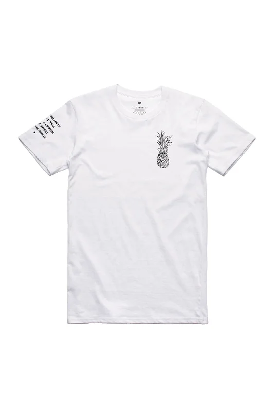 Pineapple Logo Tee - White