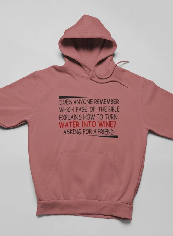 Water Into Wine Hoodie