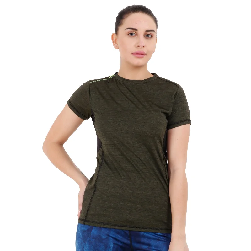 Womens Explore Tshirt (Olive)