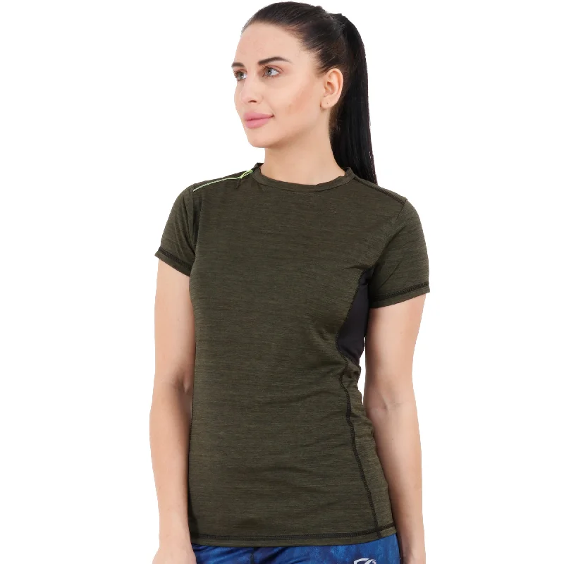 Womens Explore Tshirt (Olive)