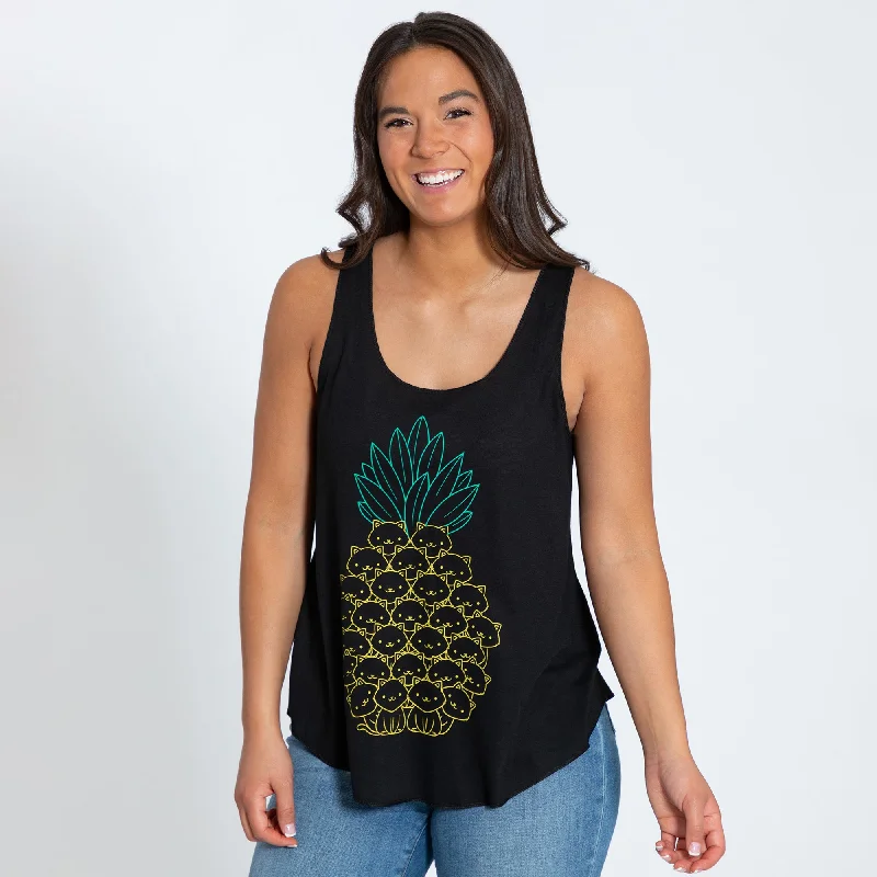 Cat Pineapple Tank Top