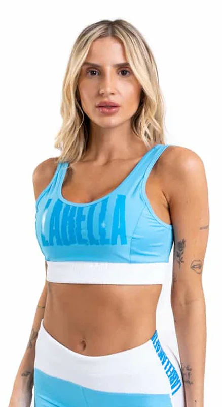 Aqua Sports Bra - Blue