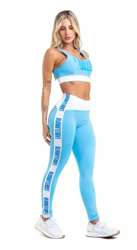 Aqua Sports Bra - Blue