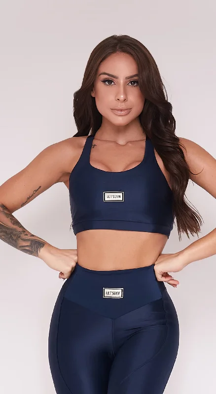 Athletic Bra - Blue