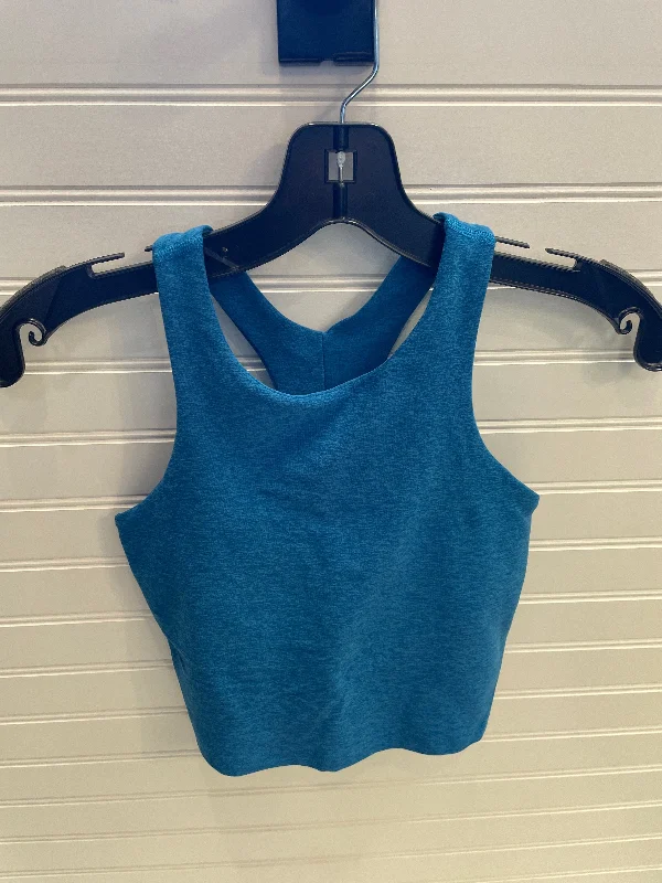 Athletic Bra By Beyond Yoga In Blue, Size: Xs