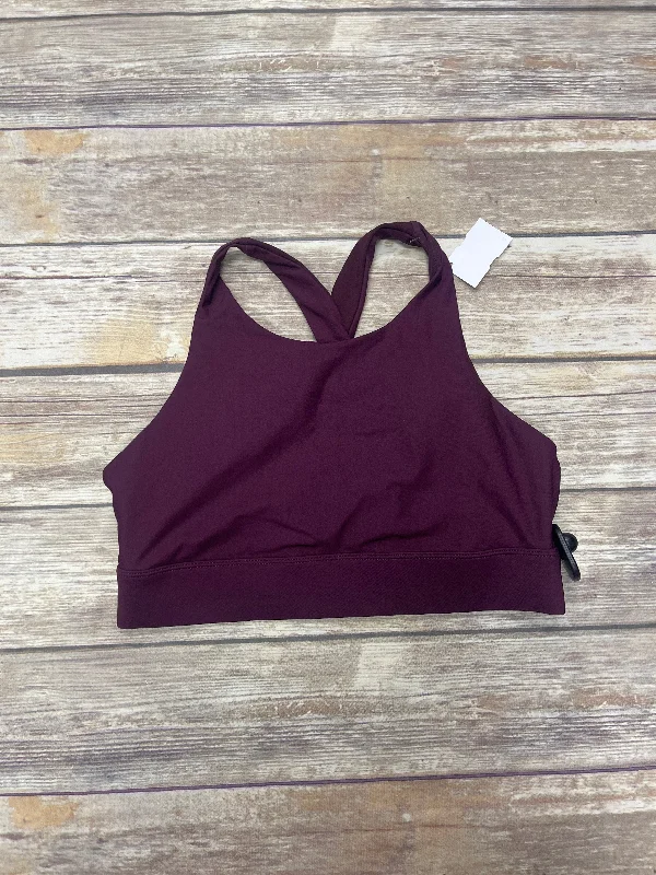 Athletic Bra By Fabletics In Purple, Size: M