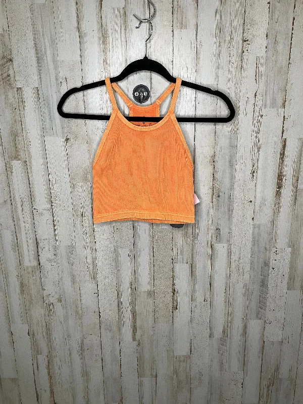 Athletic Bra By Free People In Orange, Size: Xs