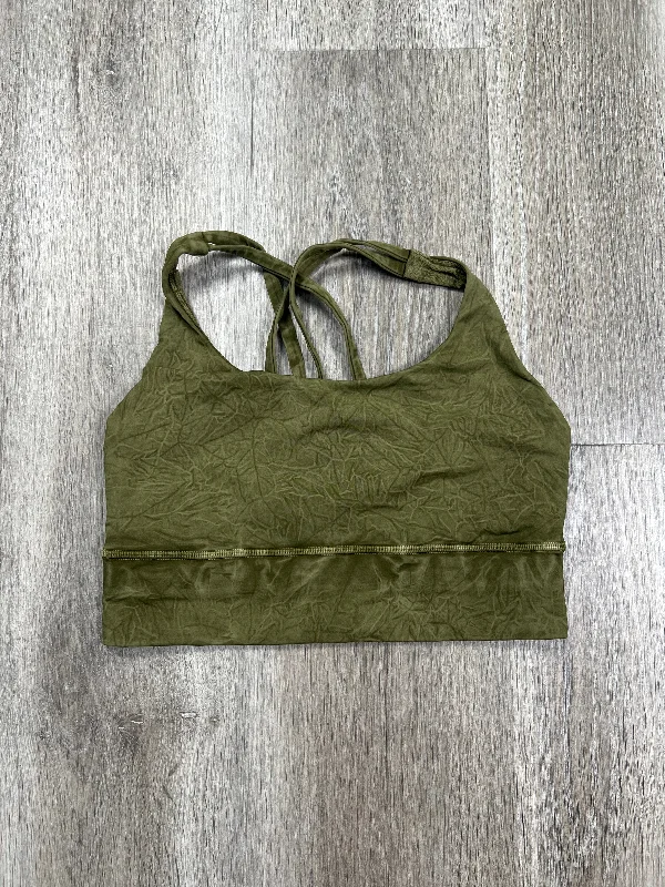 Athletic Bra By Lululemon In Green, Size: S