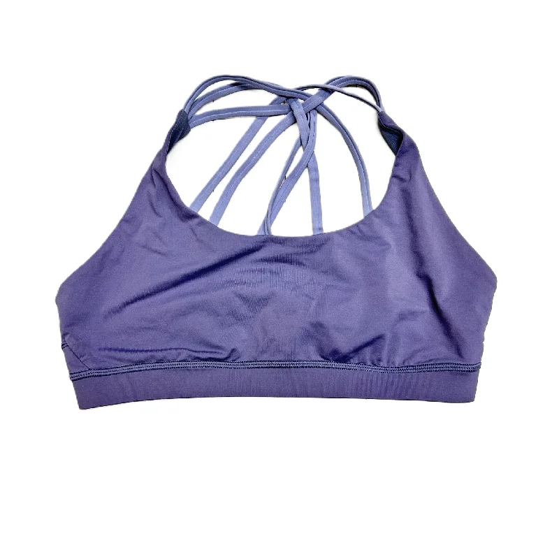 Athletic Bra By Lululemon In Purple, Size: 10