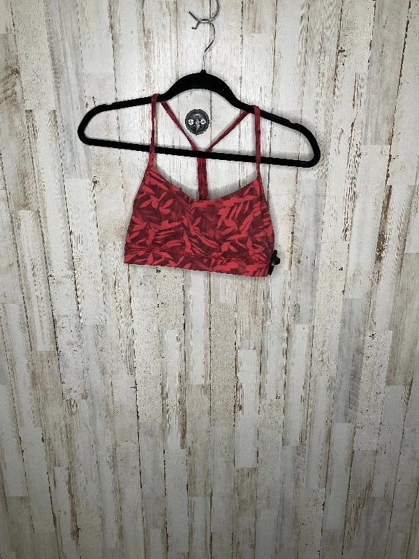 Athletic Bra By Lululemon In Red, Size: 8