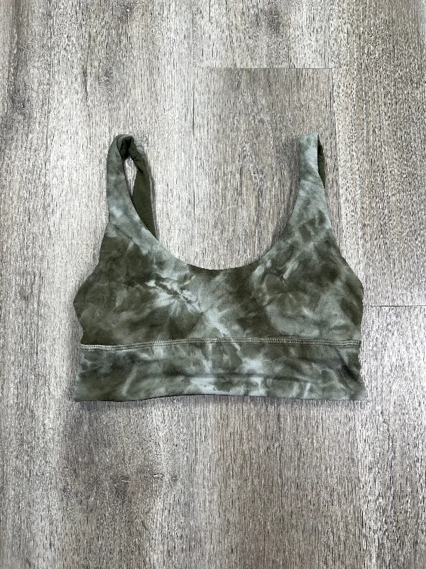 Athletic Bra By Lululemon In Tie Dye Print, Size: S