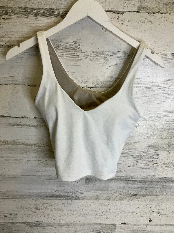 Athletic Bra By Lululemon In White, Size: 6