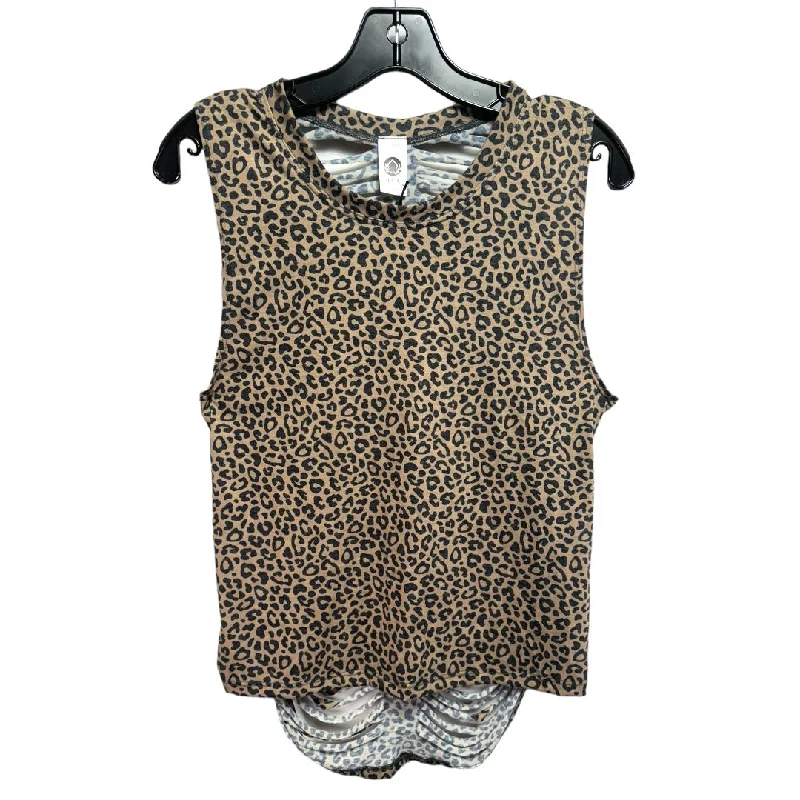 Athletic Tank Top By Jala In Animal Print, Size: S