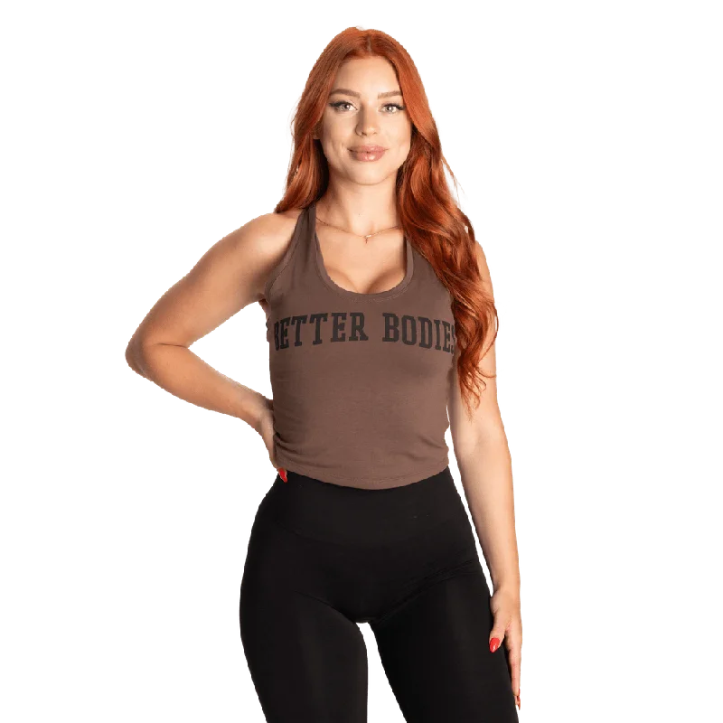 Better Bodies Crop T-Back - Timber