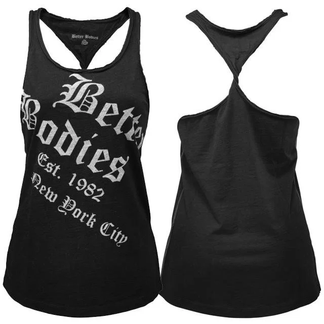 Better Bodies Twisted T-Back - Black