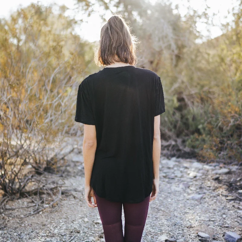 Boyfriend Tee - Black - FINAL SALE