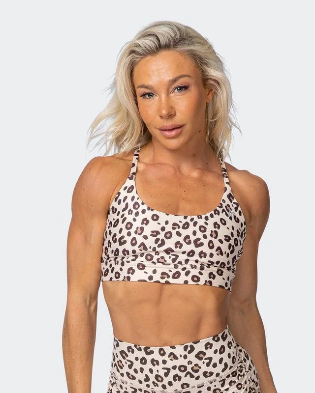 Braided Bralette - Cheetah Print