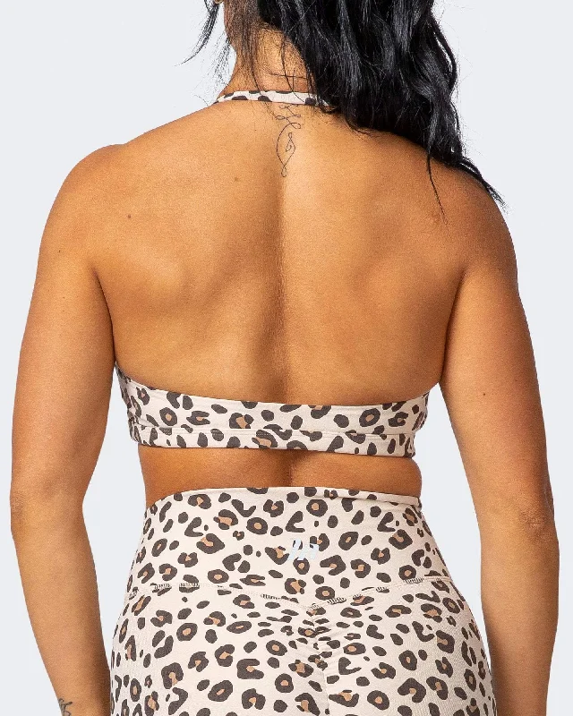 Coastal Bralette - Vibrant Cheetah Print